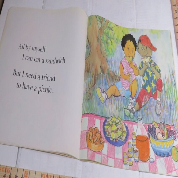 I Need A Friend BIG BOOK (almost 2 feet tall) by Sherry Kafka School Classroom - Picture 6 of 10